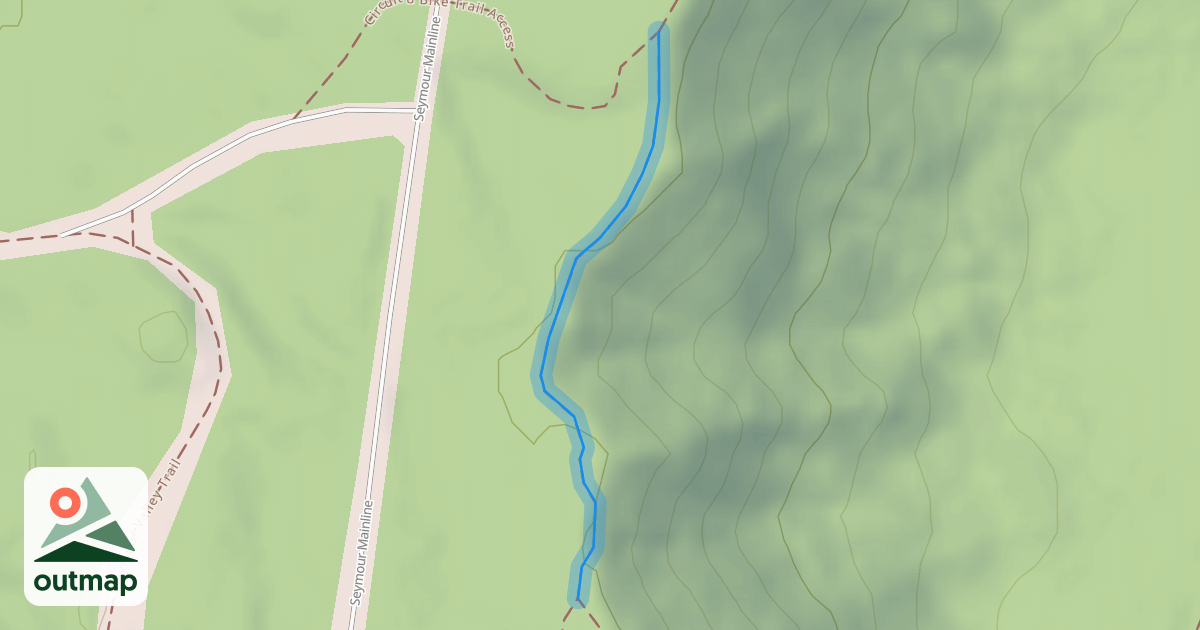 Map of Circuit 8 Bike Trail (John Thompson Loop)