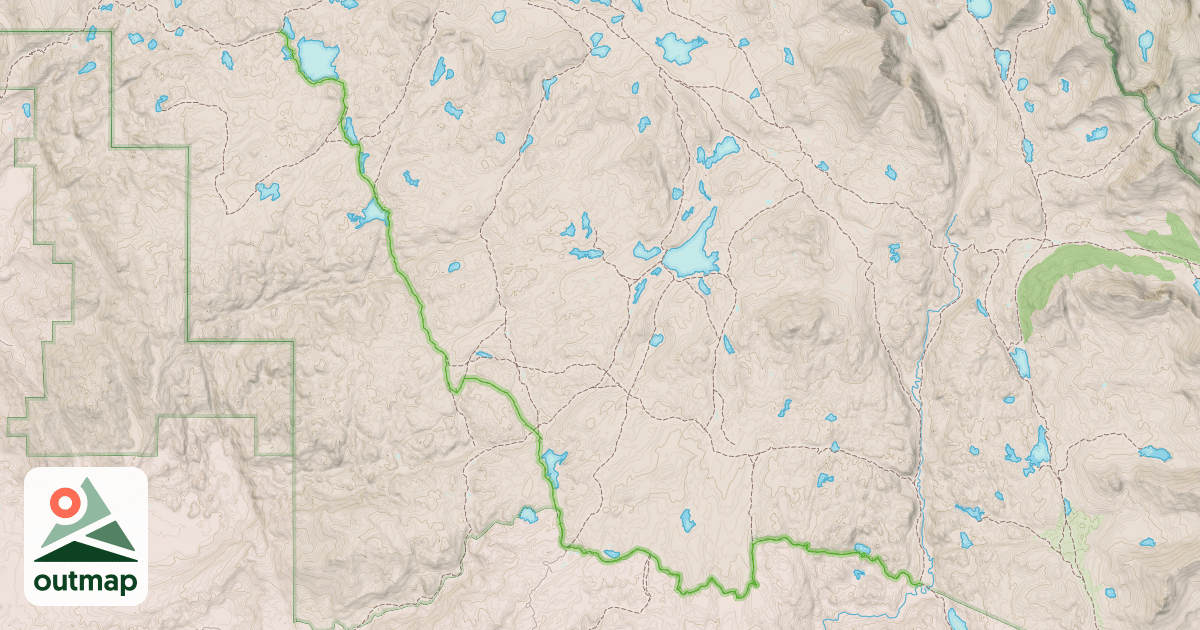 Map of Lowline Trail