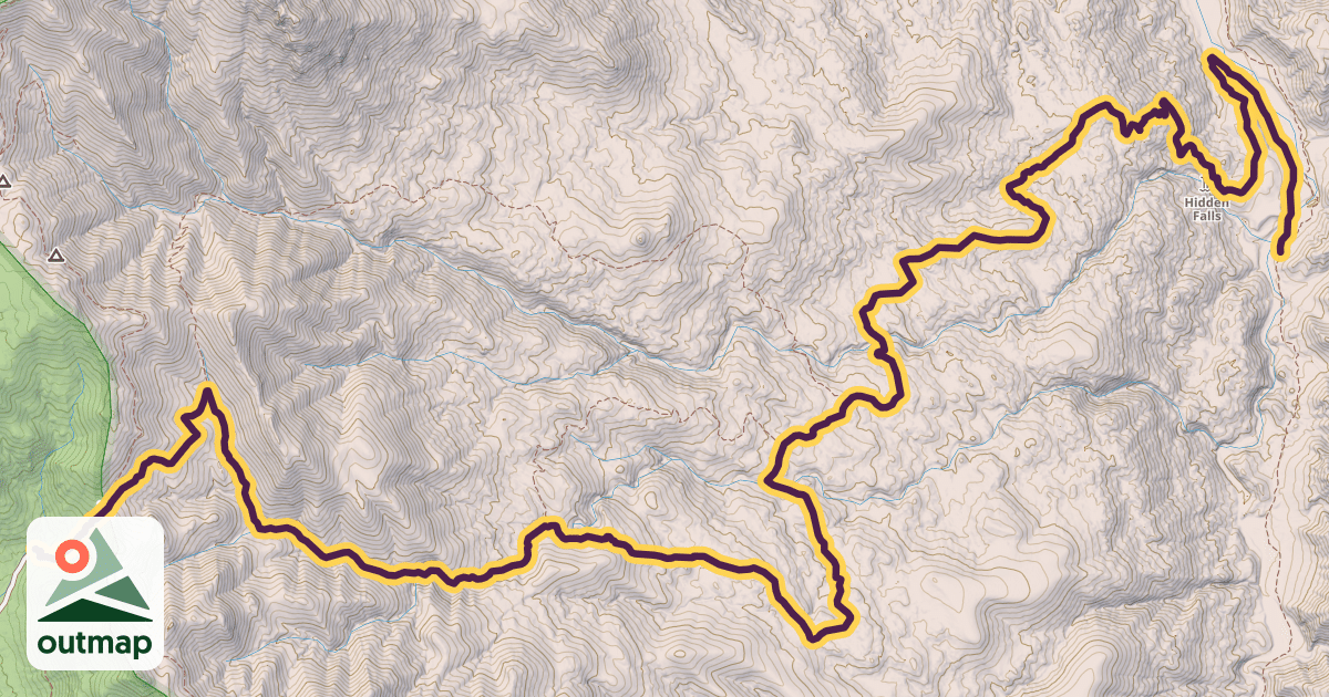 Map of Live Oak Springs Trail