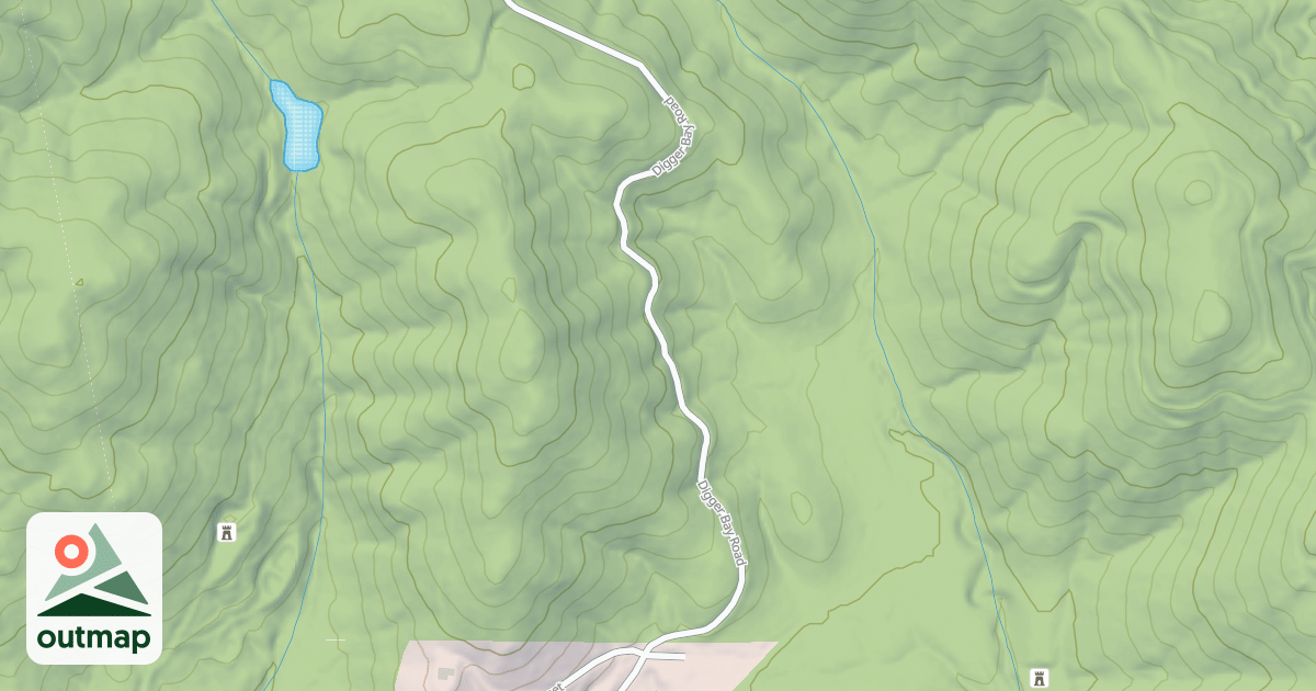 Map of DIGGER BAY RESORT