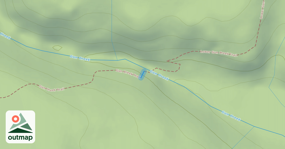 Map of Gun Creek Trail