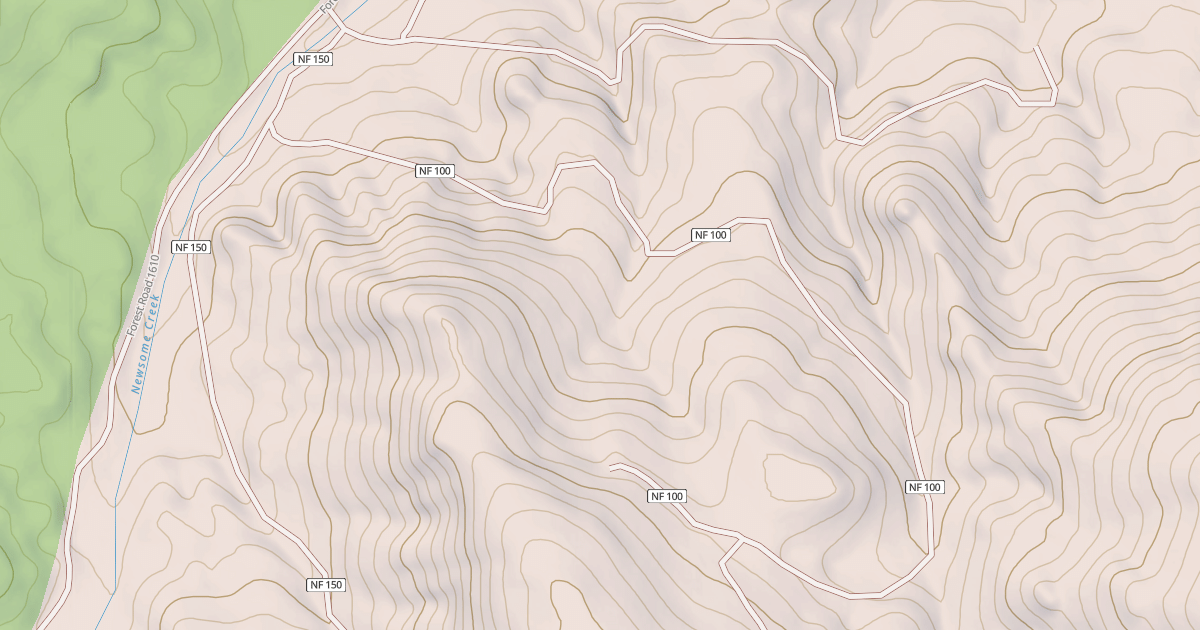 Map preview of USFS Motor Vehicle Use Map Roads {31B56635-071B-48FB-9A6C-08630EAB71B2}