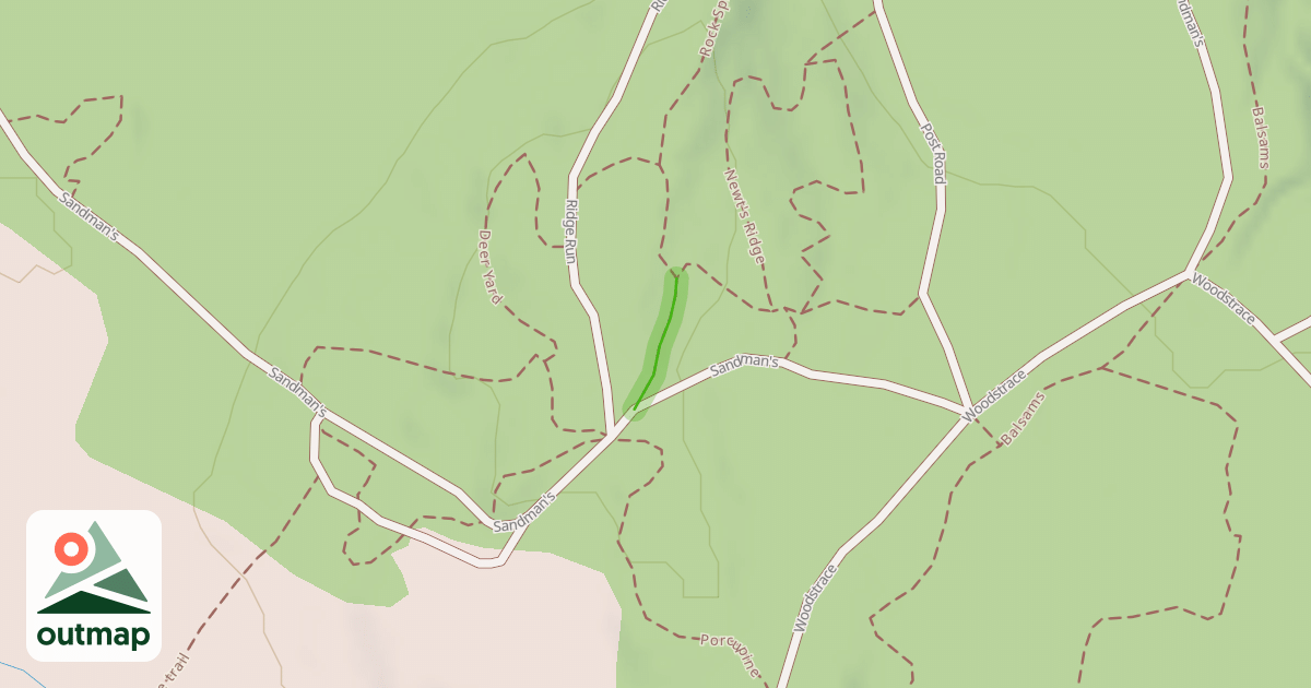 Map of Newt's Ridge