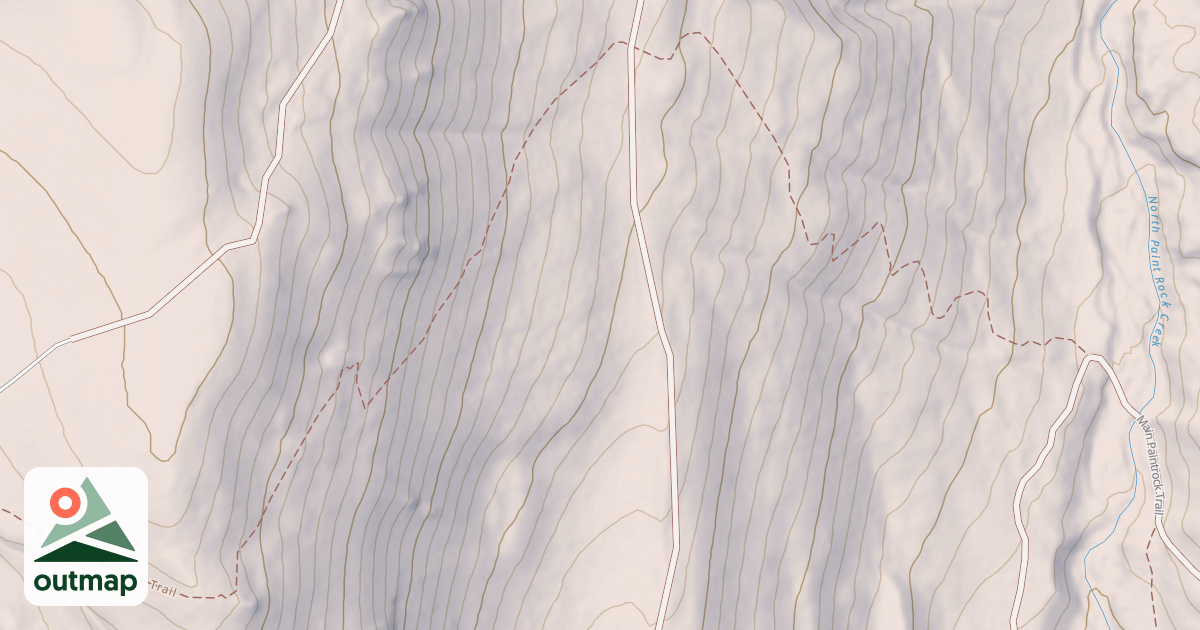 Map of Main Paintrock