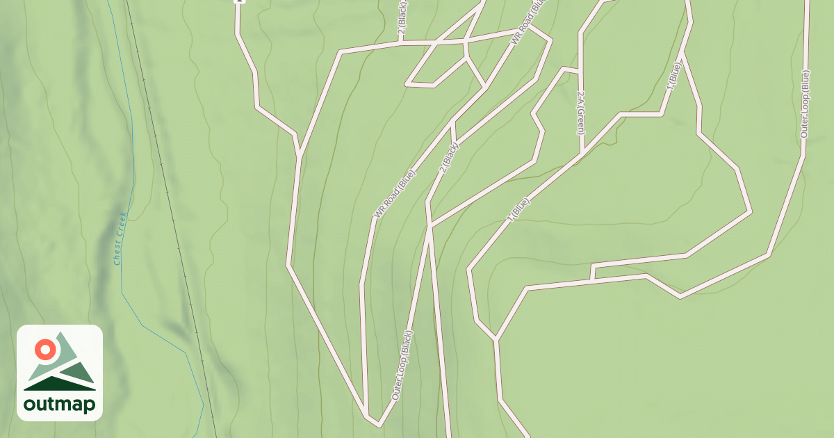 Map of Rock Run ATV Trails