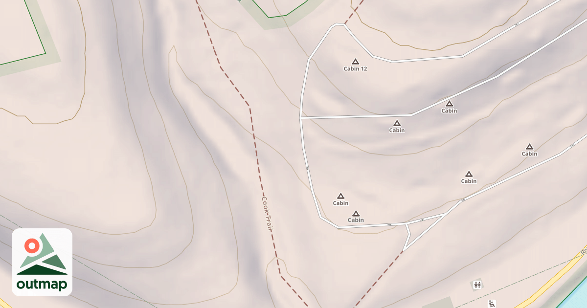 Map of Cook Forest State Park Trails