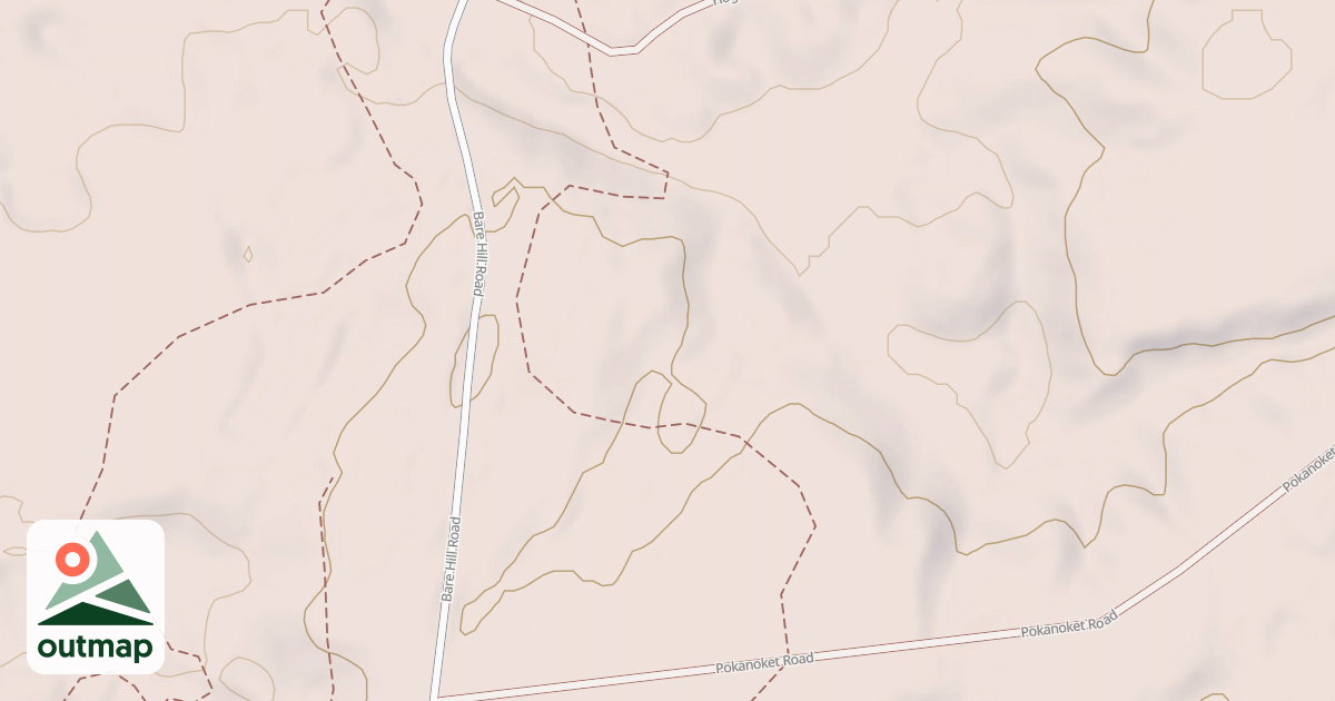 Map of Rocky Pond Path