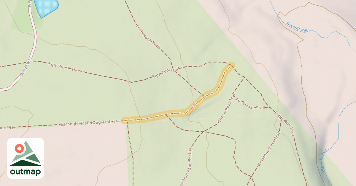 Map of Carnegie Trail