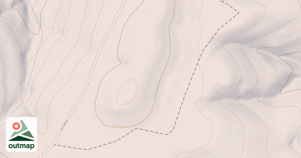 Map of USFS National Forest System Roads {5308562D-1569-4A66-AD2D-851B851C2536}