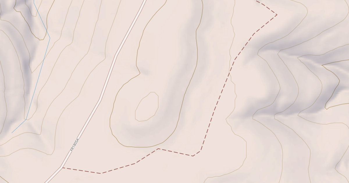 Map preview of USFS National Forest System Roads {5308562D-1569-4A66-AD2D-851B851C2536}