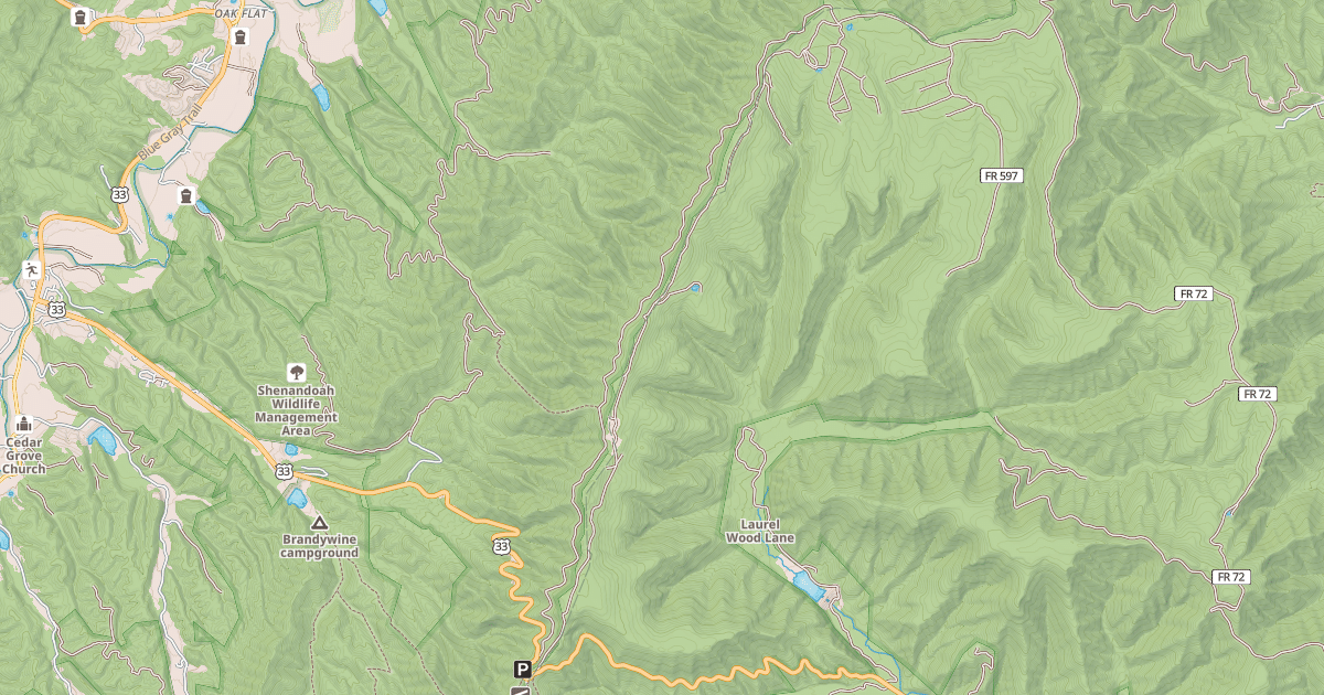 Map preview of HALL SPRING