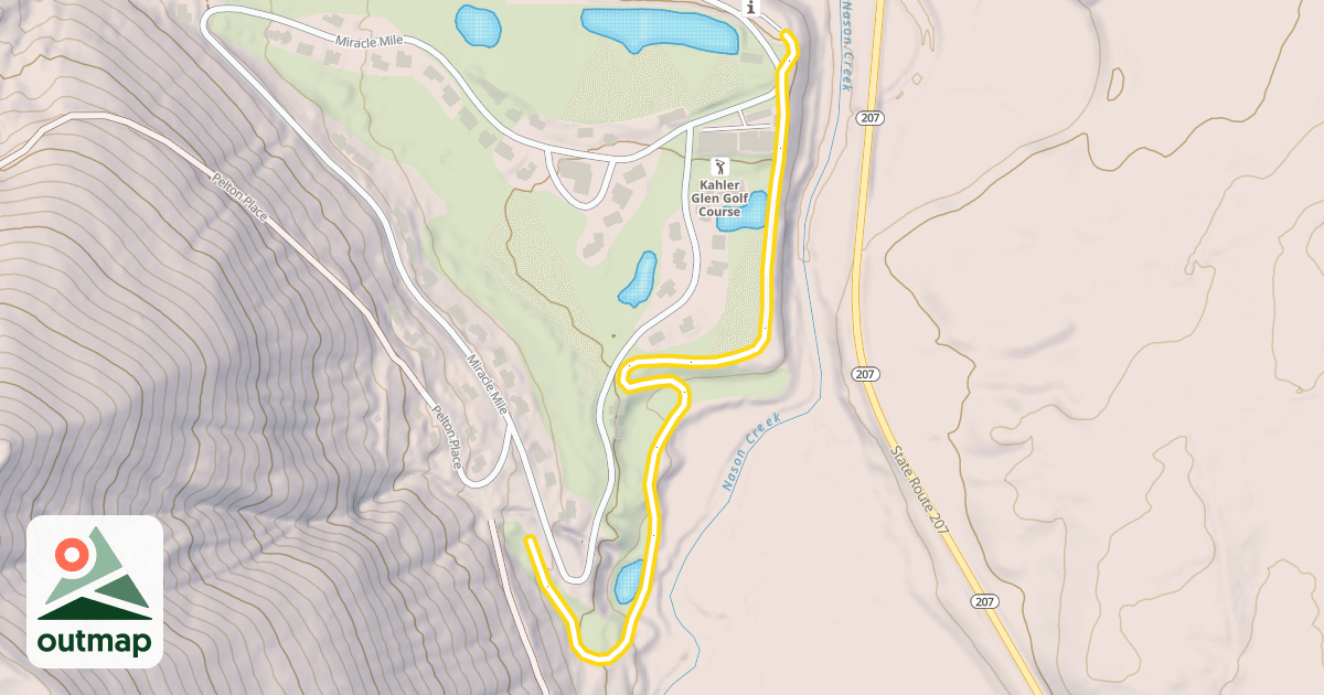 Map of Nason Ridge Connector