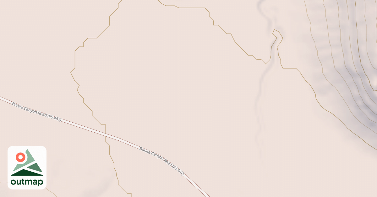 Map of USFS Motor Vehicle Use Map Roads {A629C773-C5C5-4142-97C4-0A3482CC2373}