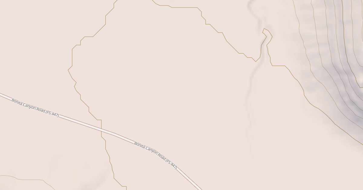 Map preview of USFS Motor Vehicle Use Map Roads {A629C773-C5C5-4142-97C4-0A3482CC2373}