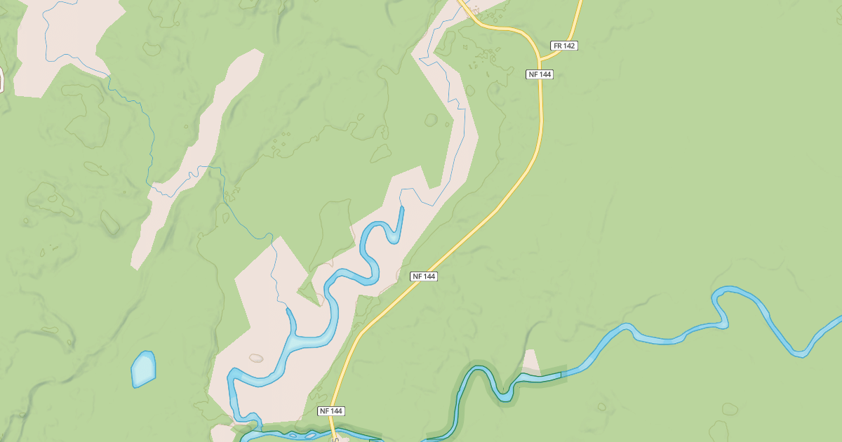 Map preview of USFS Motor Vehicle Use Map Trails 13086