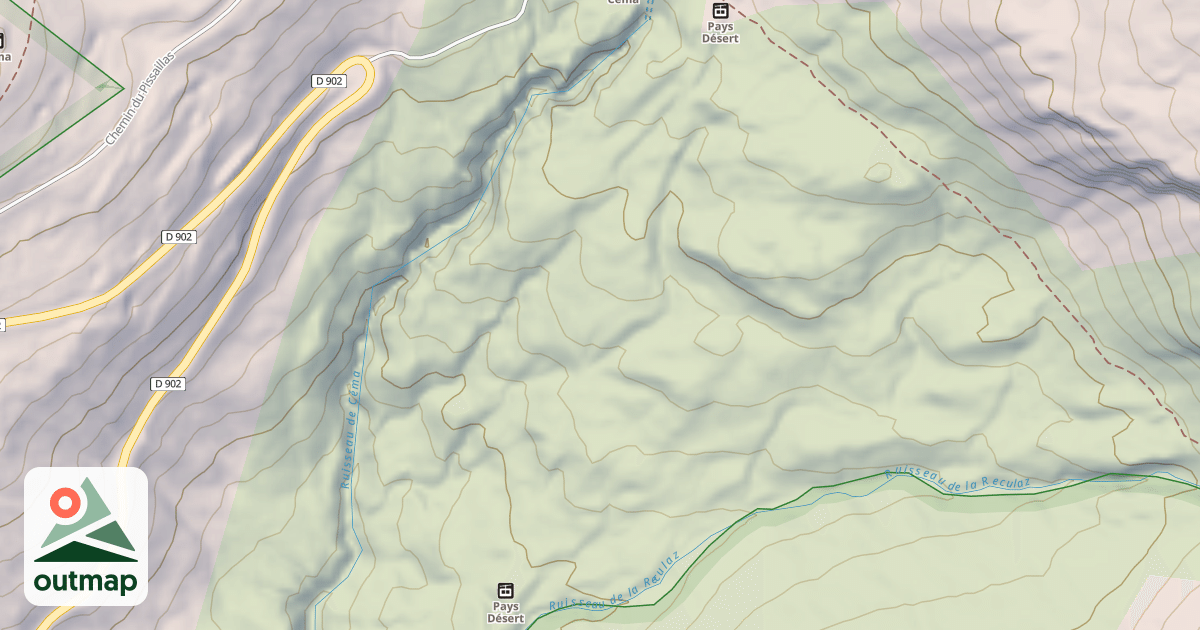 Map of P'tit Cross