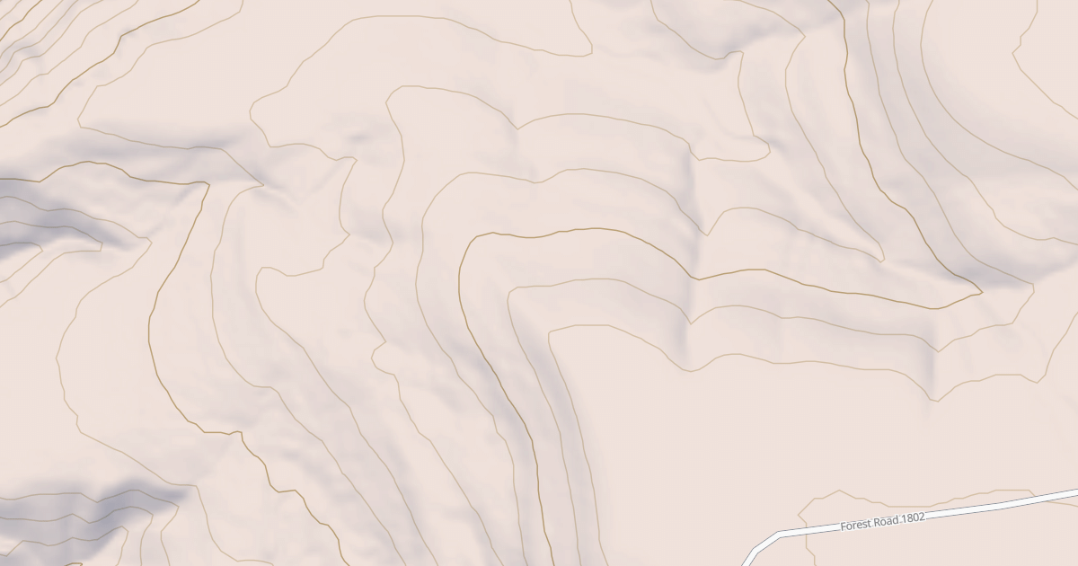Map preview of USFS National Forest System Roads {1446523F-51A7-42E9-B88A-C401439FD9EF}