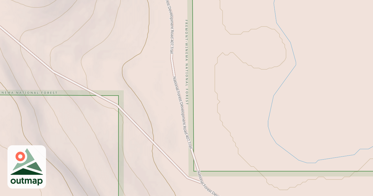 Map of BRUSH MTN