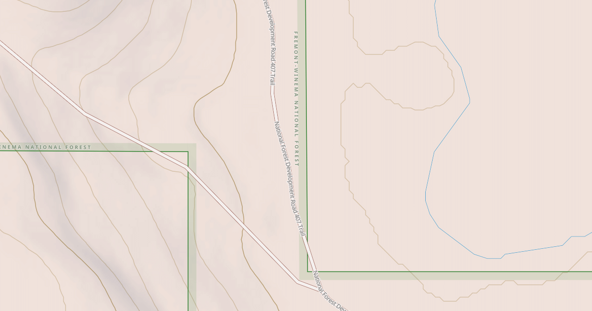Map preview of BRUSH MTN