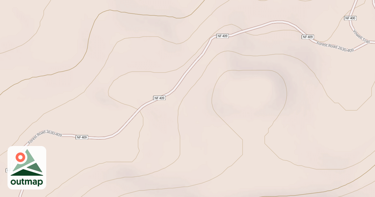 Map of USFS Motor Vehicle Use Map Roads {6ECB2561-B1C6-4B2B-B29D-ED1B535080D1}