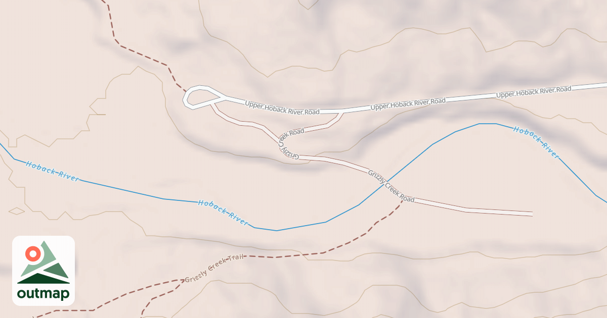 Map of GRIZZLY CREEK 30740