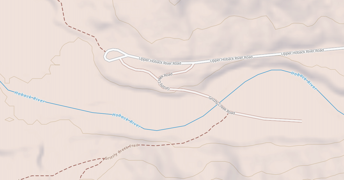Map preview of GRIZZLY CREEK 30740