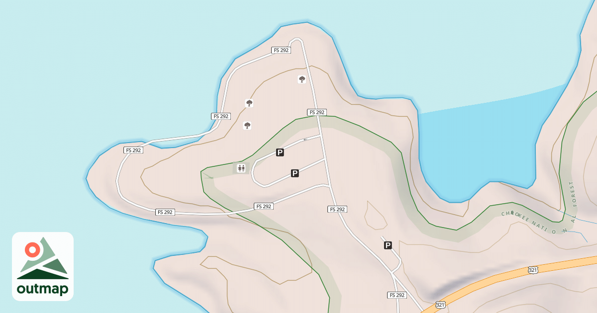 Map of WATAUGA POINT LOOP PARKING