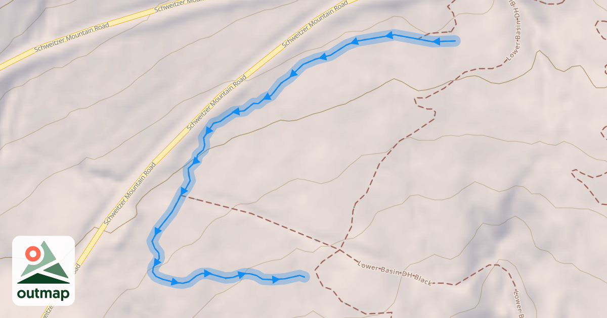 Map of Lower Basin DH Blue