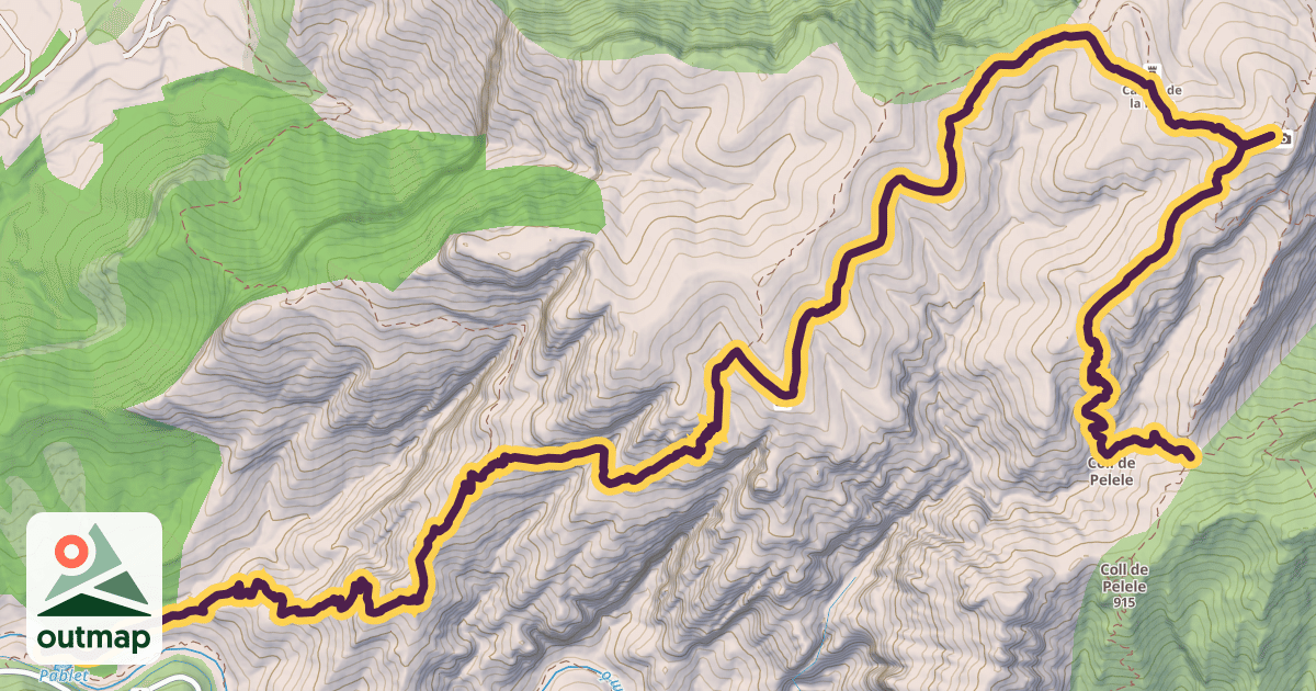 Map of Camino a Peñagalera