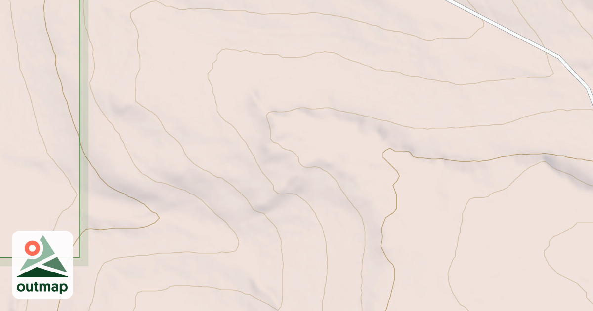 Map of CROWS NEST  PEAK BR 1A