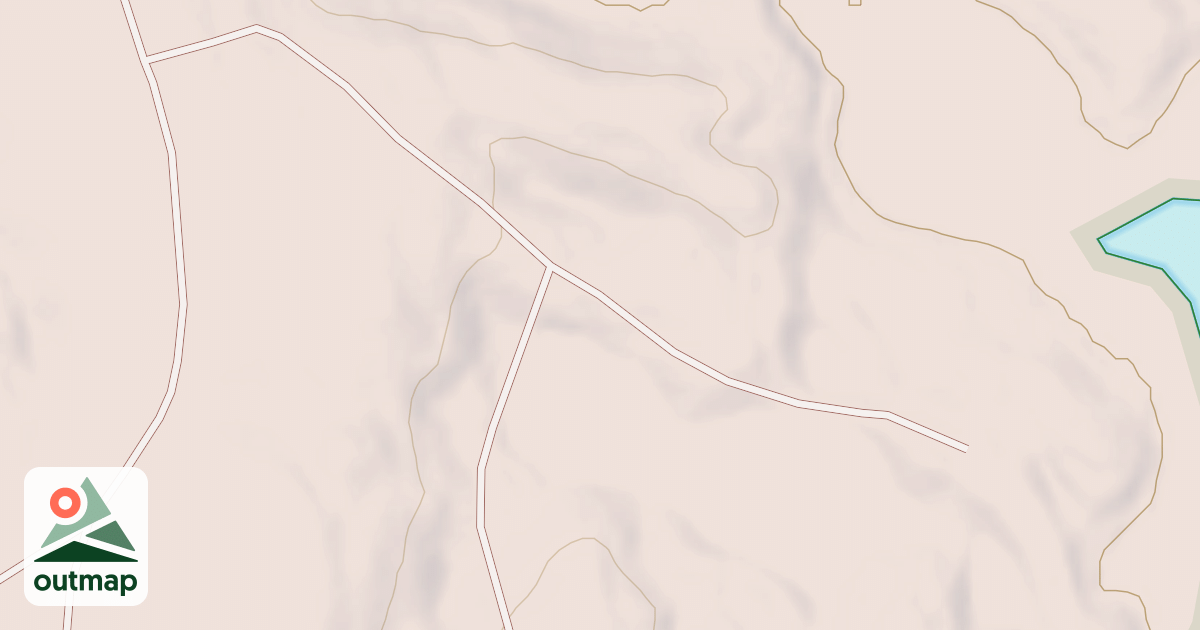 Map of NORTH MUDDY SPUR A