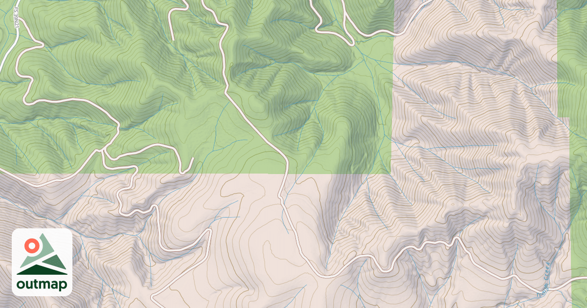 Map of DRY TROUGH
