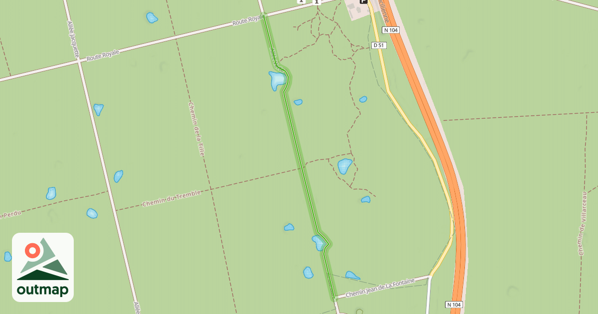 Map of Allée Verte
