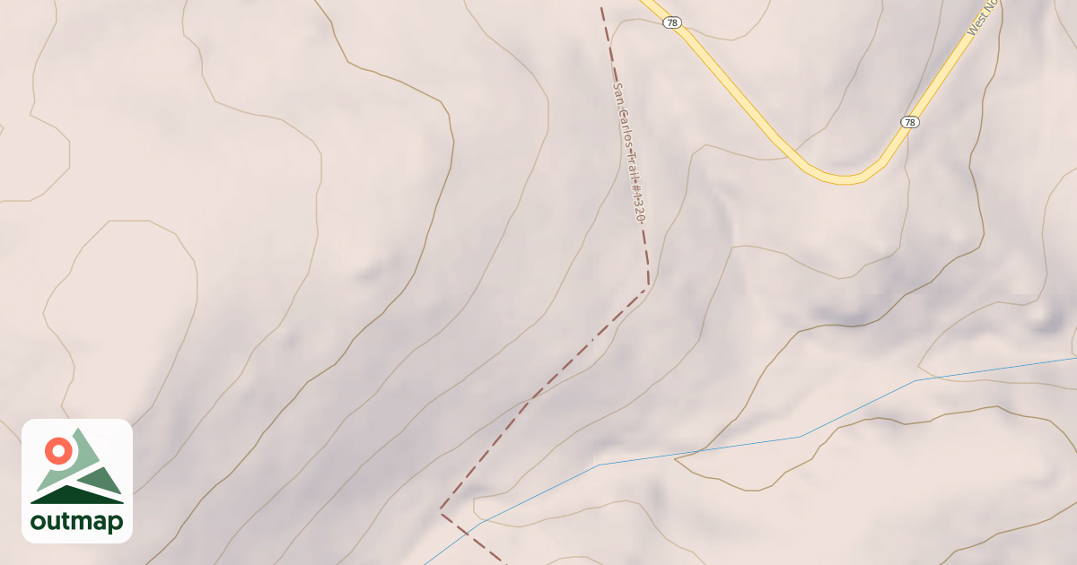 Map of San Carlos