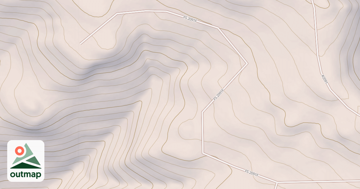 Map of Red Pryor Ice