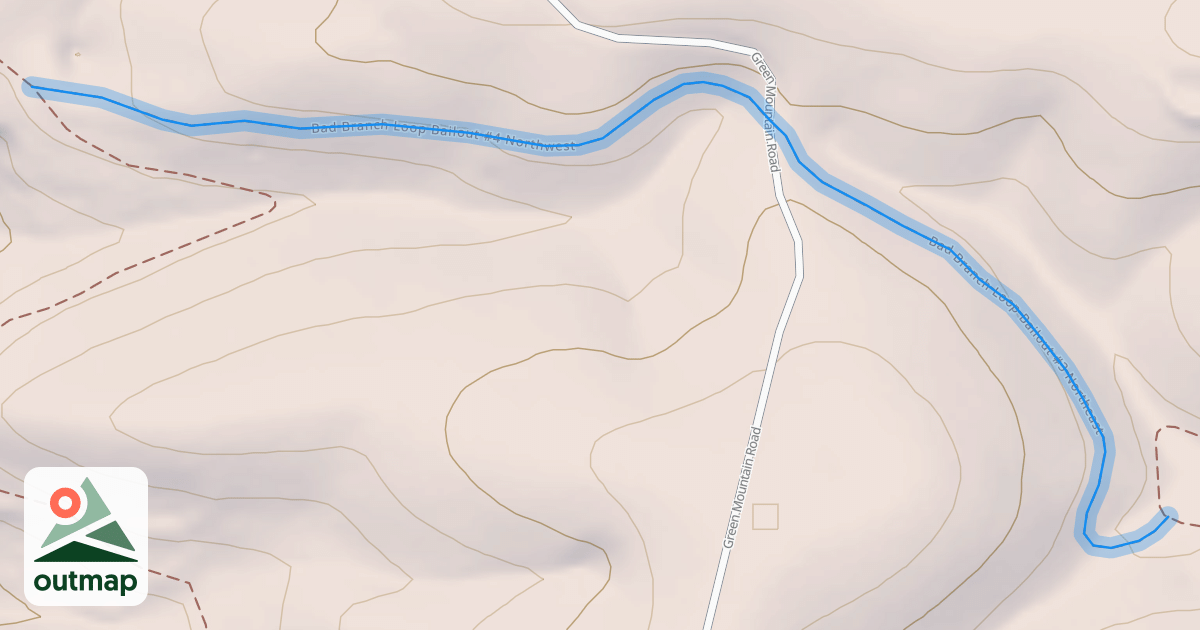 Map of Bad Branch Bailout 3