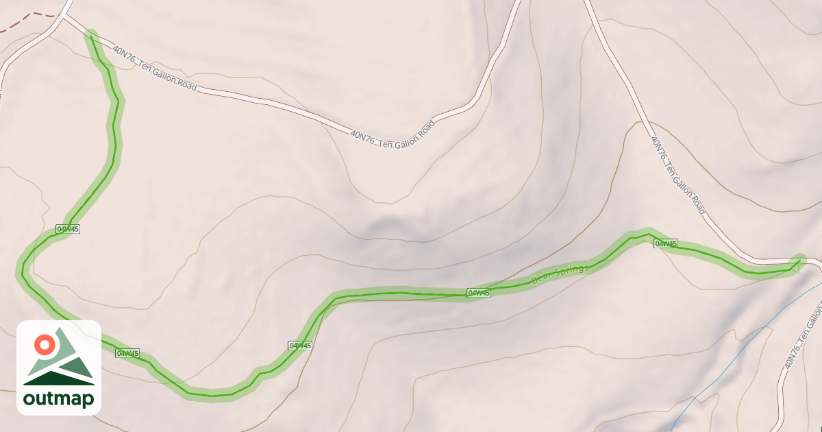 Map of Bear Springs