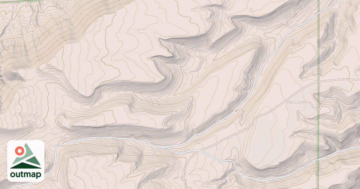 Map of LONE CEDAR CREEK