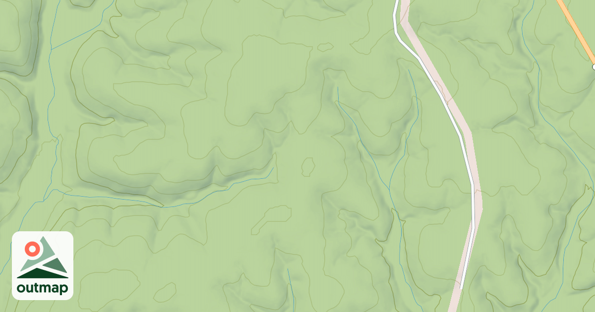 Map of POND HOLLOW SPUR A