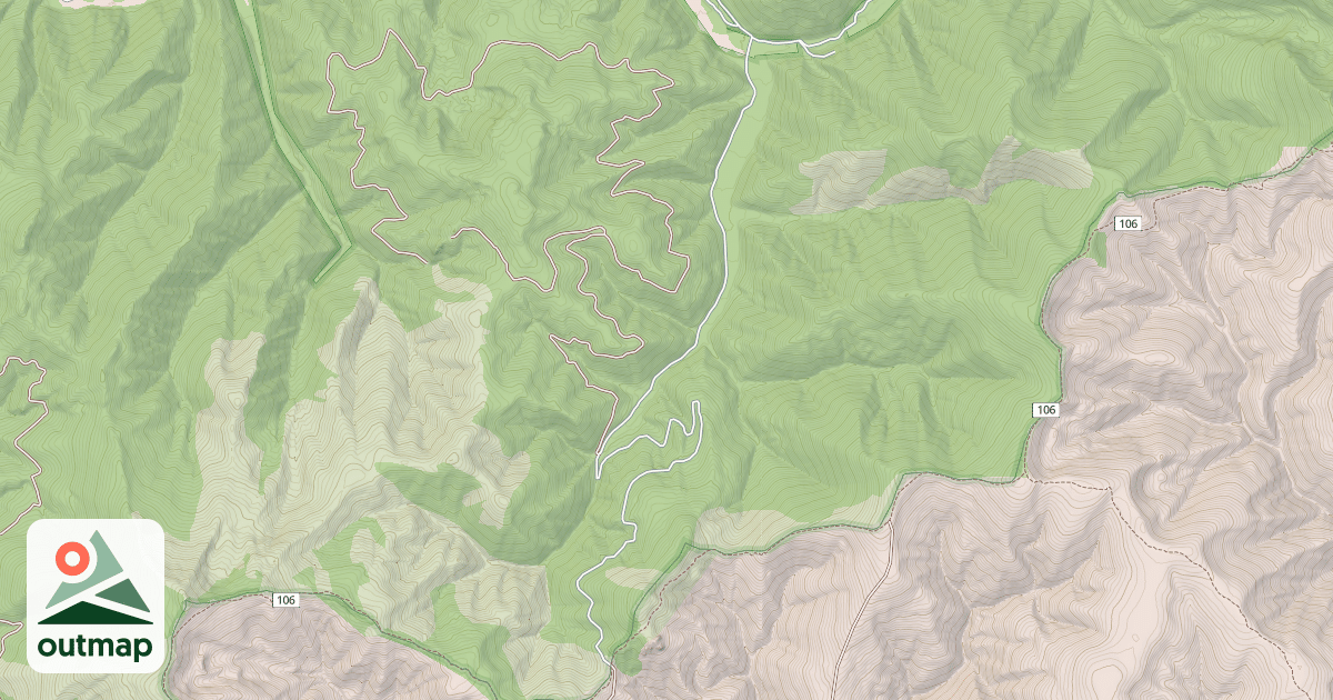 Map of (FDR) MINE CREEK