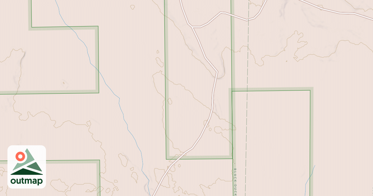 Map of EAST SKIMMERHORN CREEK SPUR A