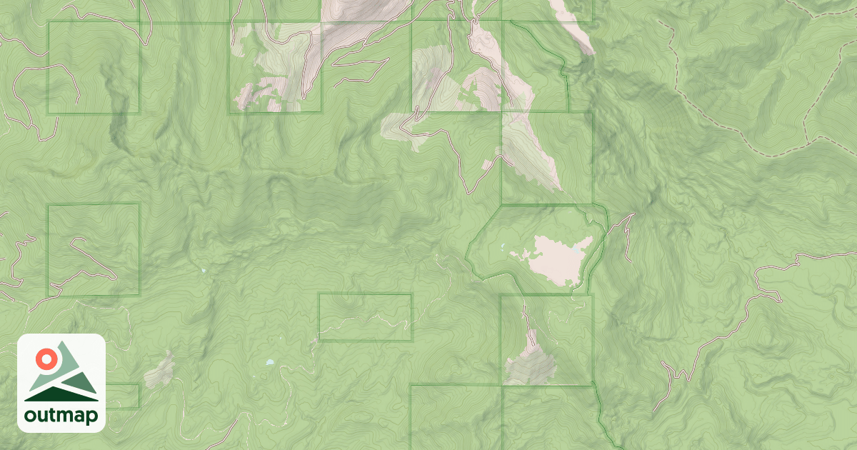 Map of HARVEY CREEK