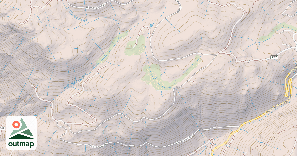Map of BLACK POINT