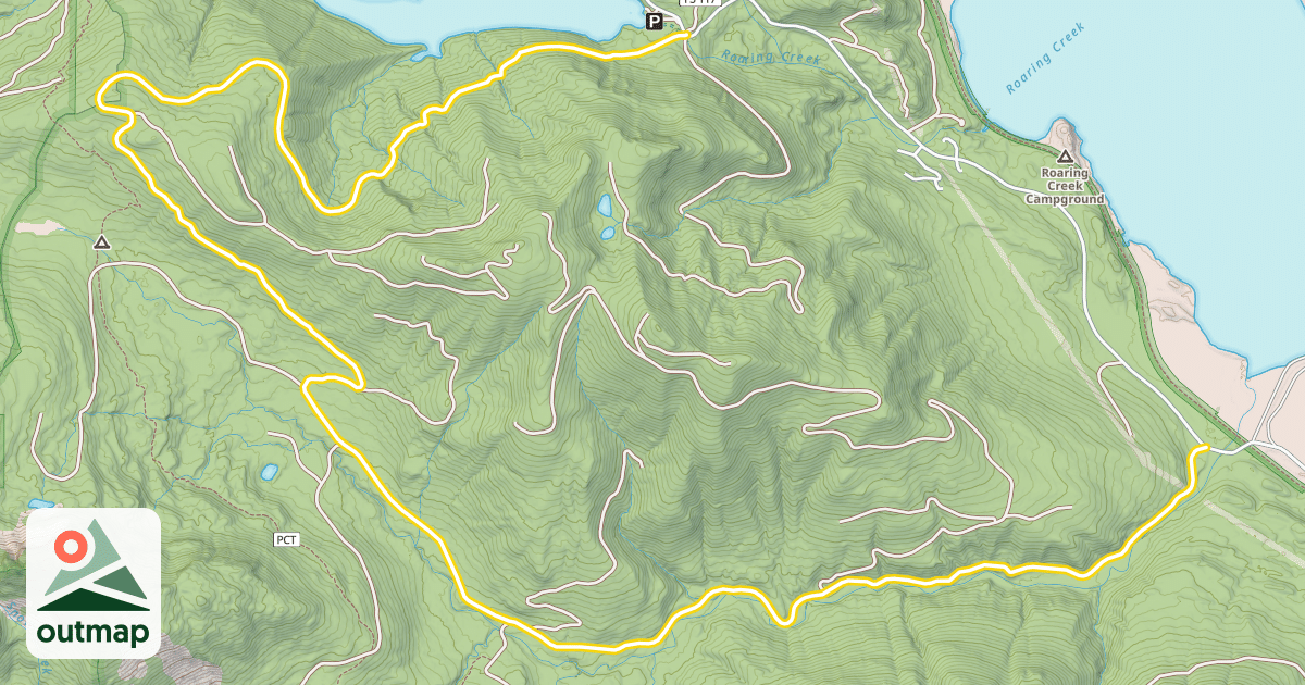 Map of Forest Road 5483
