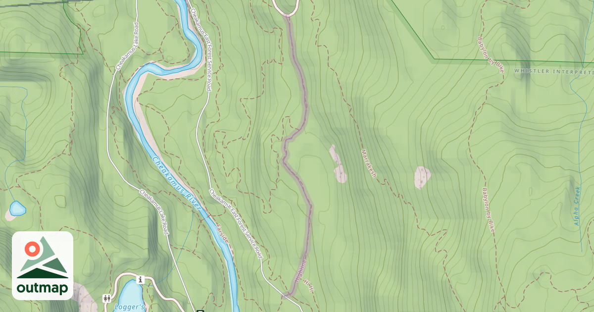 Map of Highline