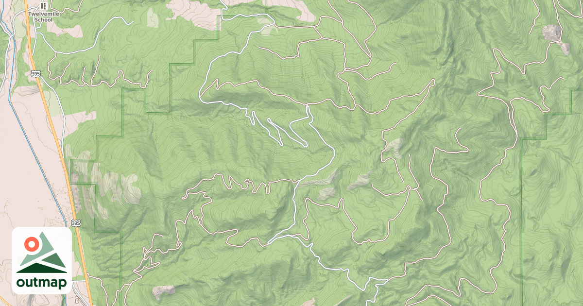 Map of IRON MTN ROAD