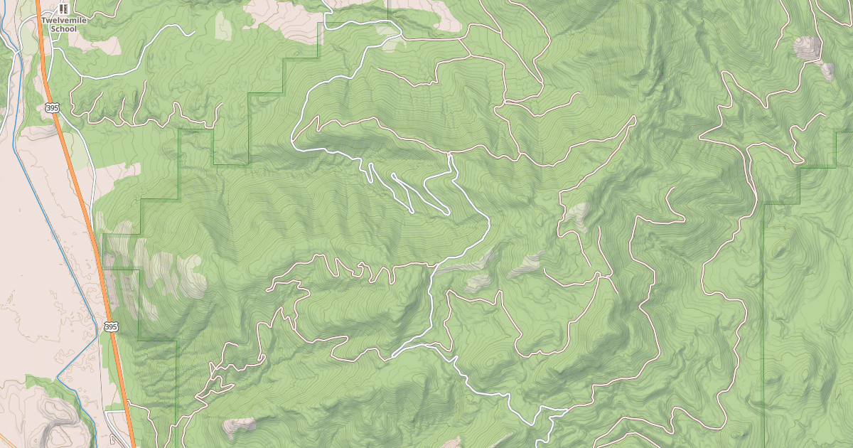 Map preview of IRON MTN ROAD