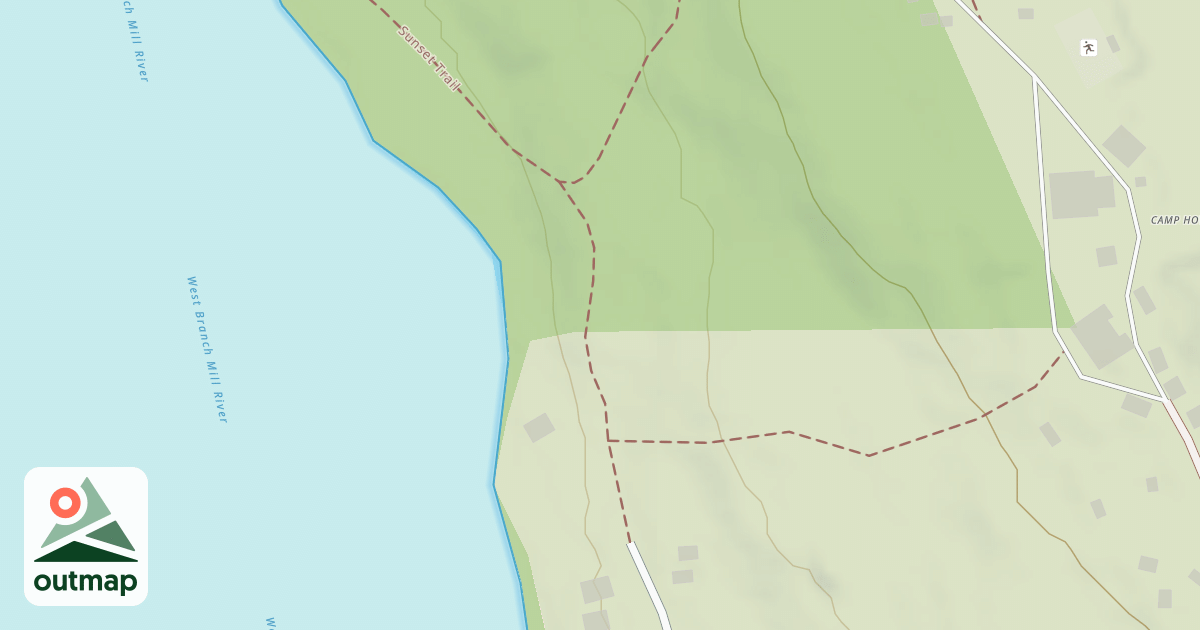 Map of Camp Howe Trail