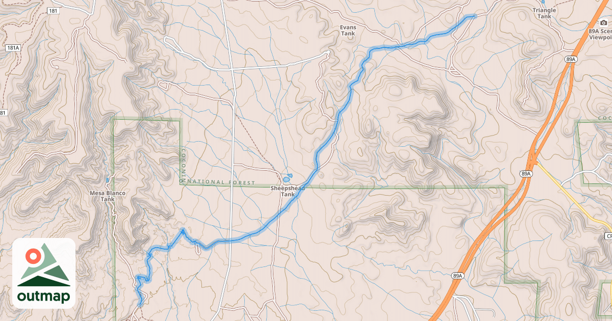 Map of Lime Kiln Trail