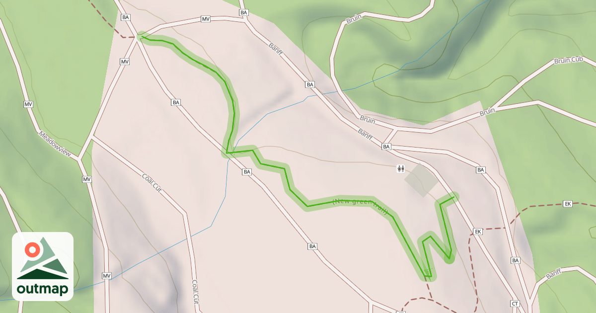 Map of (New green trail)
